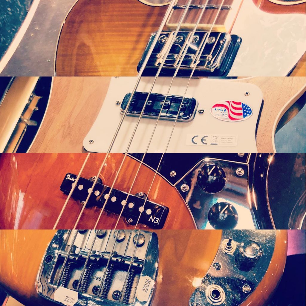 Une basse complète. Salade, tomate oignons #musicmanfenderrickenbakerhofner#saladetomateoignons #basse #basscenterparis Modèle dispo en stock ;)