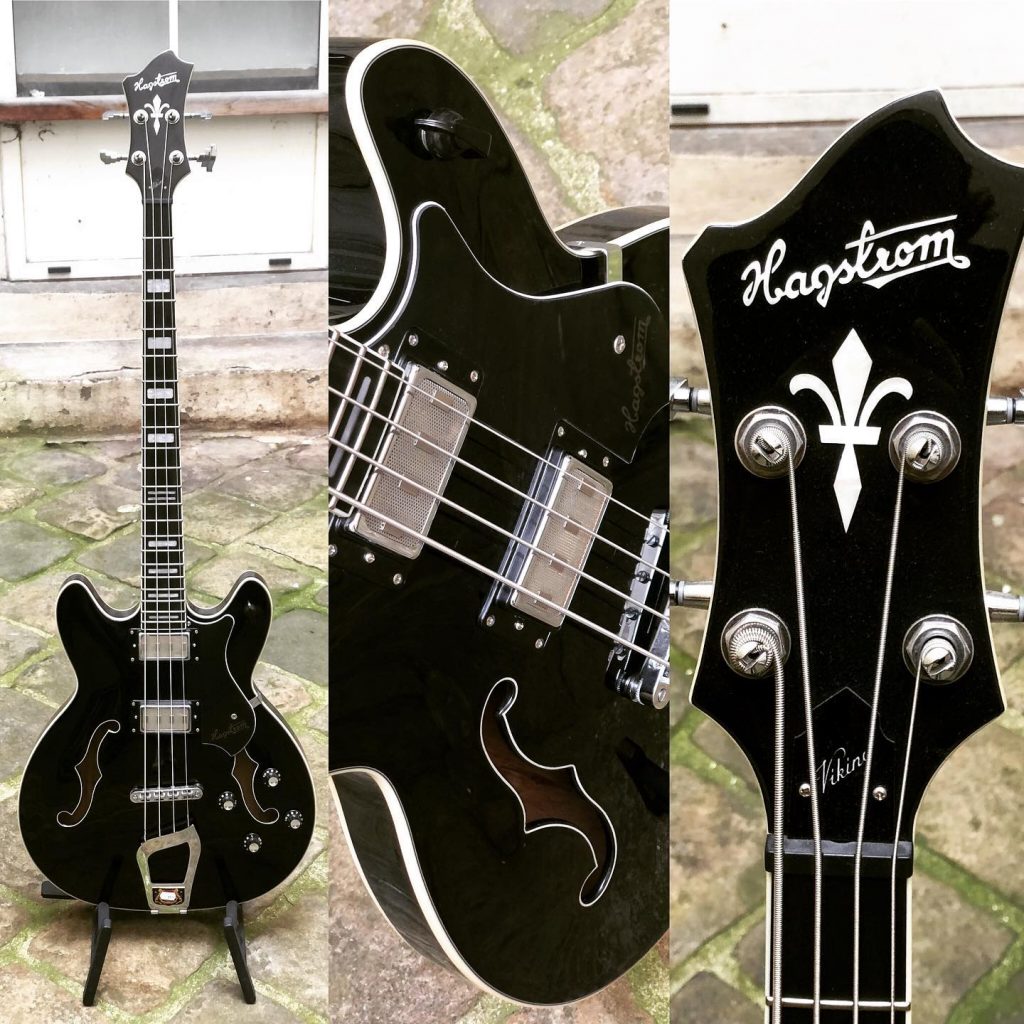 Hagstrom Viking – La force de la Suède relancée en 2006 par des canadiens qui fabriquent en Chine. Why not ! #hagstrom #hagströmbass #hagströmbasses #bass #basse #bassporn #bassgram #electricbass #paris #pigalle #bassguitar