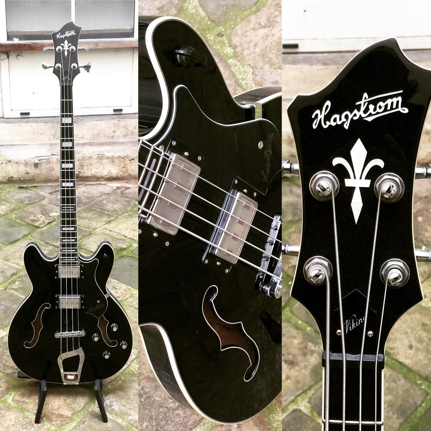 Hagstrom Viking - La force de la Suède relancée en 2006 par des canadiens qui fabriquent en Chine. Why not ! #hagstrom #hagströmbass #hagströmbasses #bass #basse #bassporn #bassgram #electricbass #paris #pigalle #bassguitar