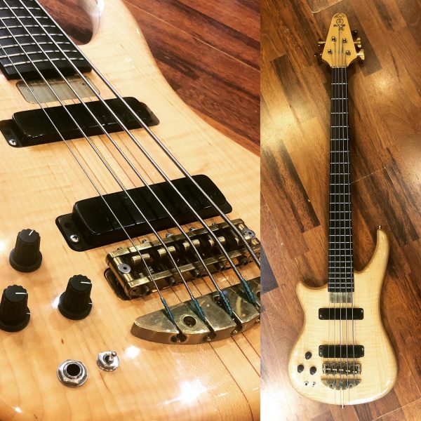 Alembic Essence 5 gaucher. #alembicbass #alembicessence #lefthandbass #bass #basse #bassporn #bassgram #bassguitar #electricbass #bass