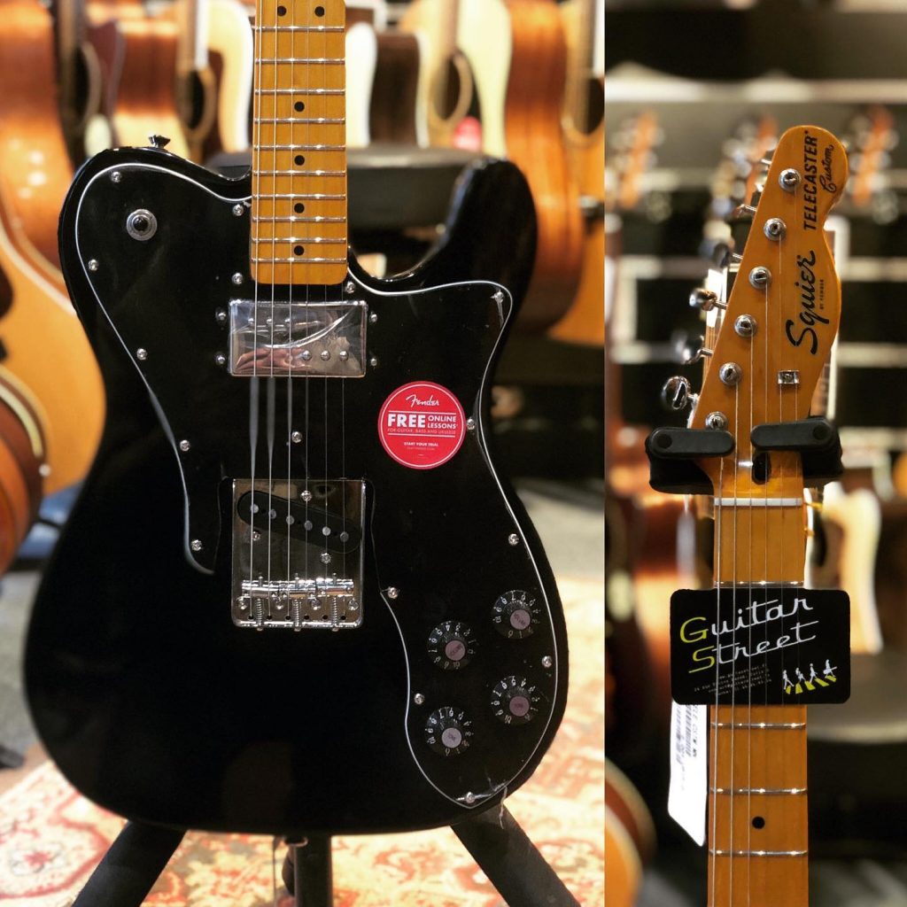 Quelle est cool cette série Classic vibe de chez Fender. Ici, la Telecaster ‘70s Custom. 🖤🏴‍☠️
