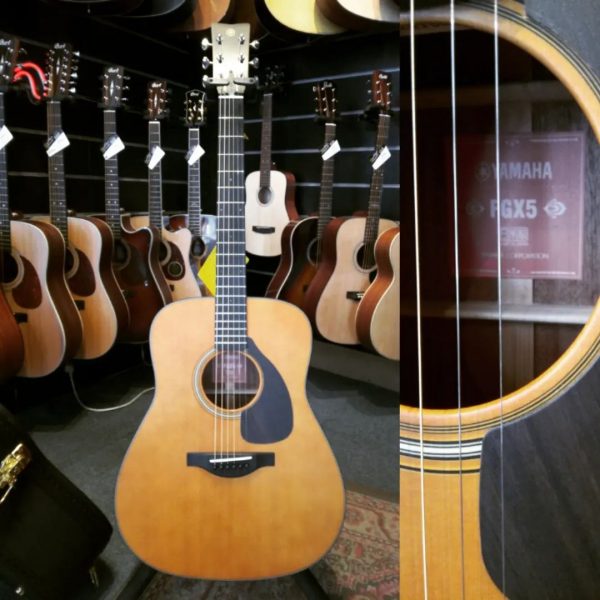 Fabrication Japonaise. Une belle FGX5 vient de nous parvenir. Épicéa/acajou massifs.Dispo au shop#yamaha #yamahaguitar #acousticguitar #madeinjapan #japanesecraftmanship