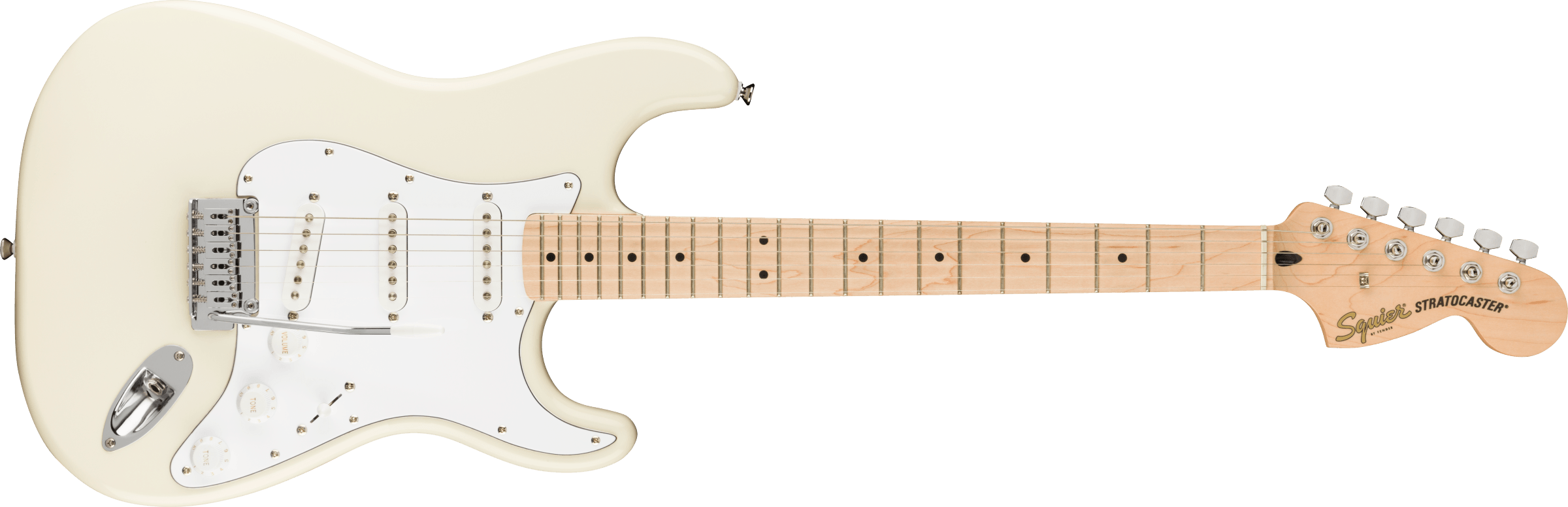 Squier Affinity Stratocaster Maple Olympic White