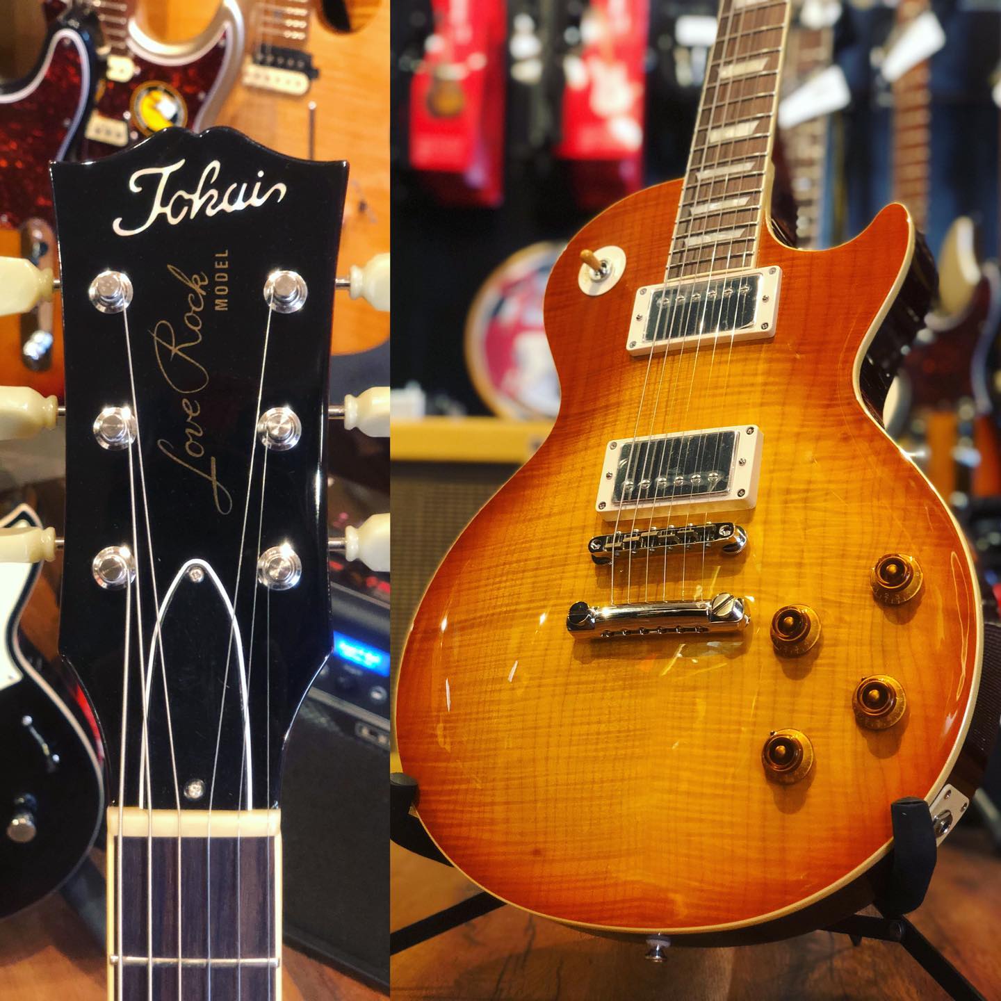 ️ Love Rock. ️ Tokai - LS150F-3A VF. Le haut de gamme de la série Les Paul Japon