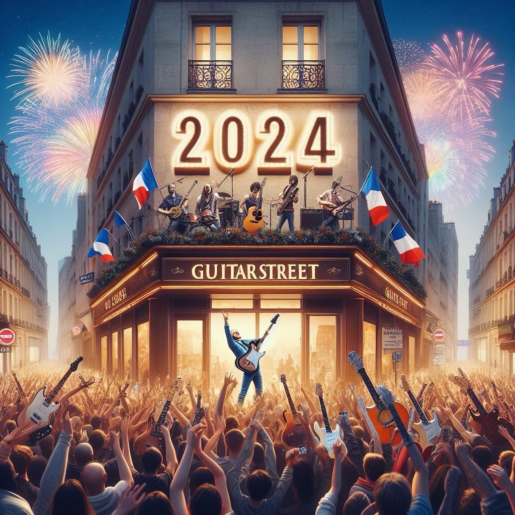 Bonne année à tous les guitaristes.