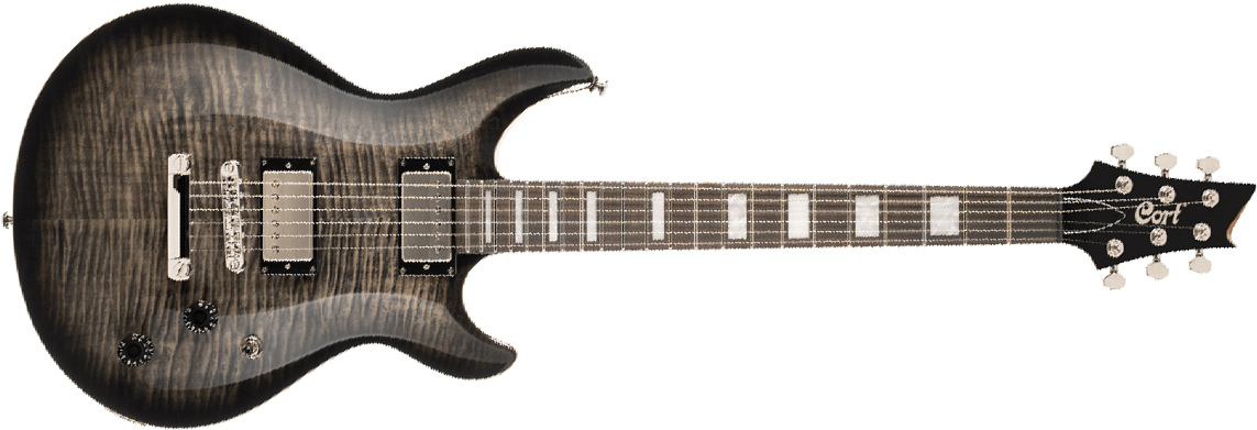 CORT M600 Transparent Black Burst