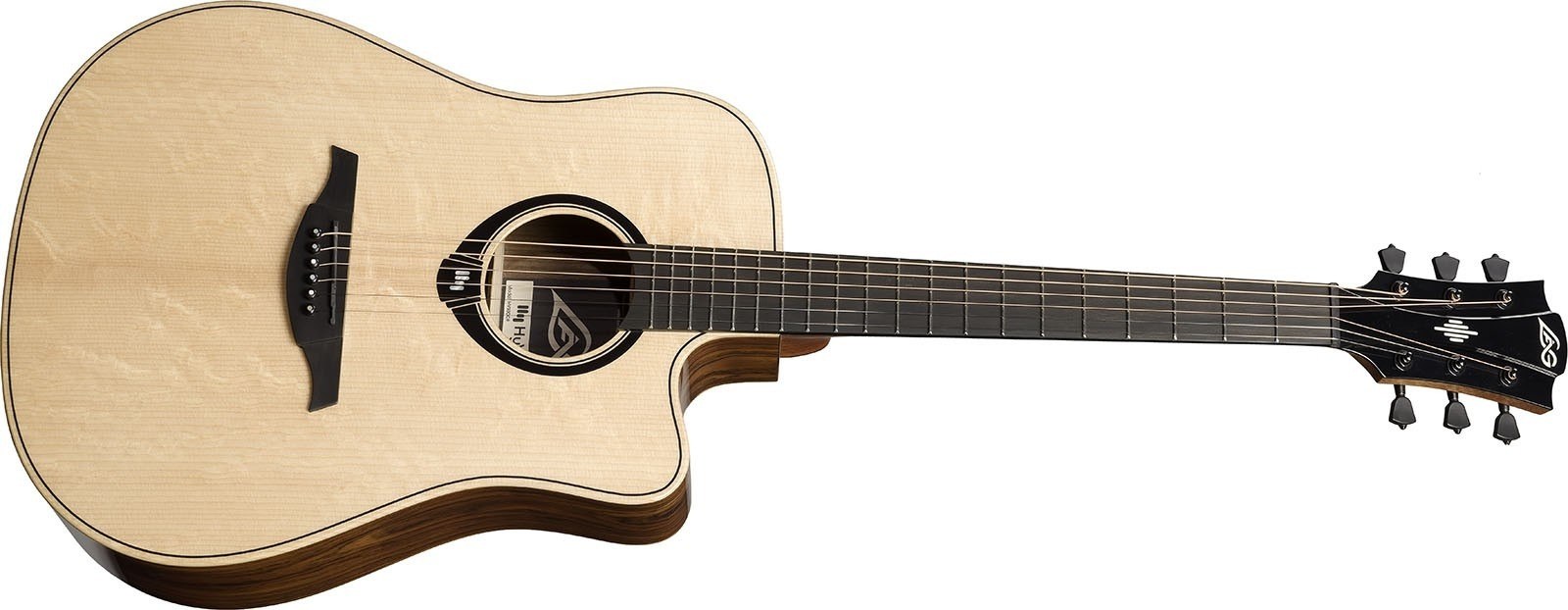 Lâg HyVibe 30 Dreadnought Pan-Coupé Électro