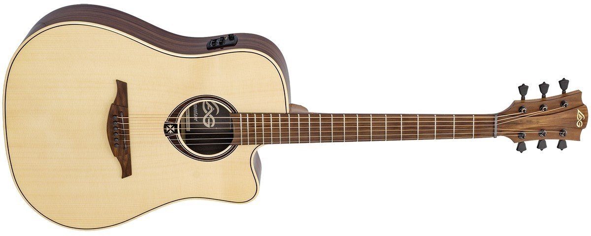 Lâg Tramontane T218DCE Dreadnought Pan-Coupé Électro