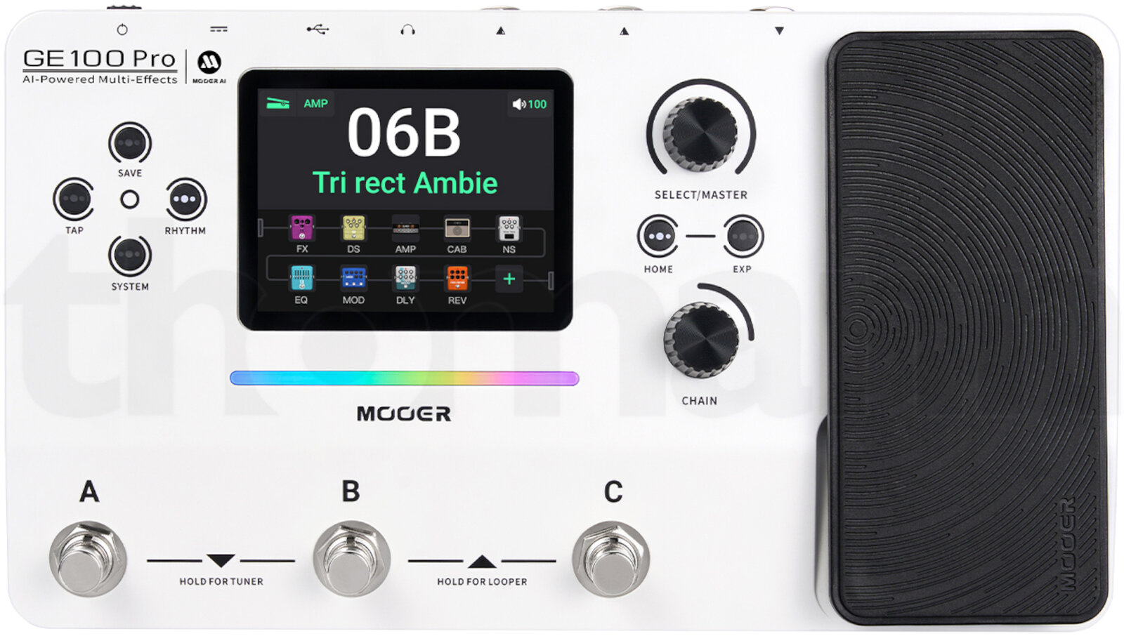 Mooer GE100 Pro Multi Effets